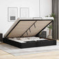 JUNG Vida Ottoman-Bett ohne Matratze Schwarz 160x200 cm Kunstleder