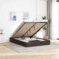 JUNG Vida Ottoman-Bett ohne Matratze Dunkelbraun 140x200 cm Stoff