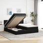 JUNG Vida Ottoman-Bett mit Matratzen Schwarz 160x200 cm Samt