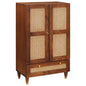 JUNG Vida Hochschrank Braun 60 x 33,5 x 100 cm Massivholz Mango