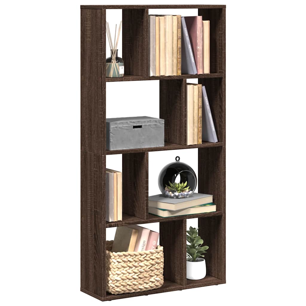 JUNG Vida Bücherregal Braun Eichen-Optik 60x20x120,5 cm Holzwerkstoff