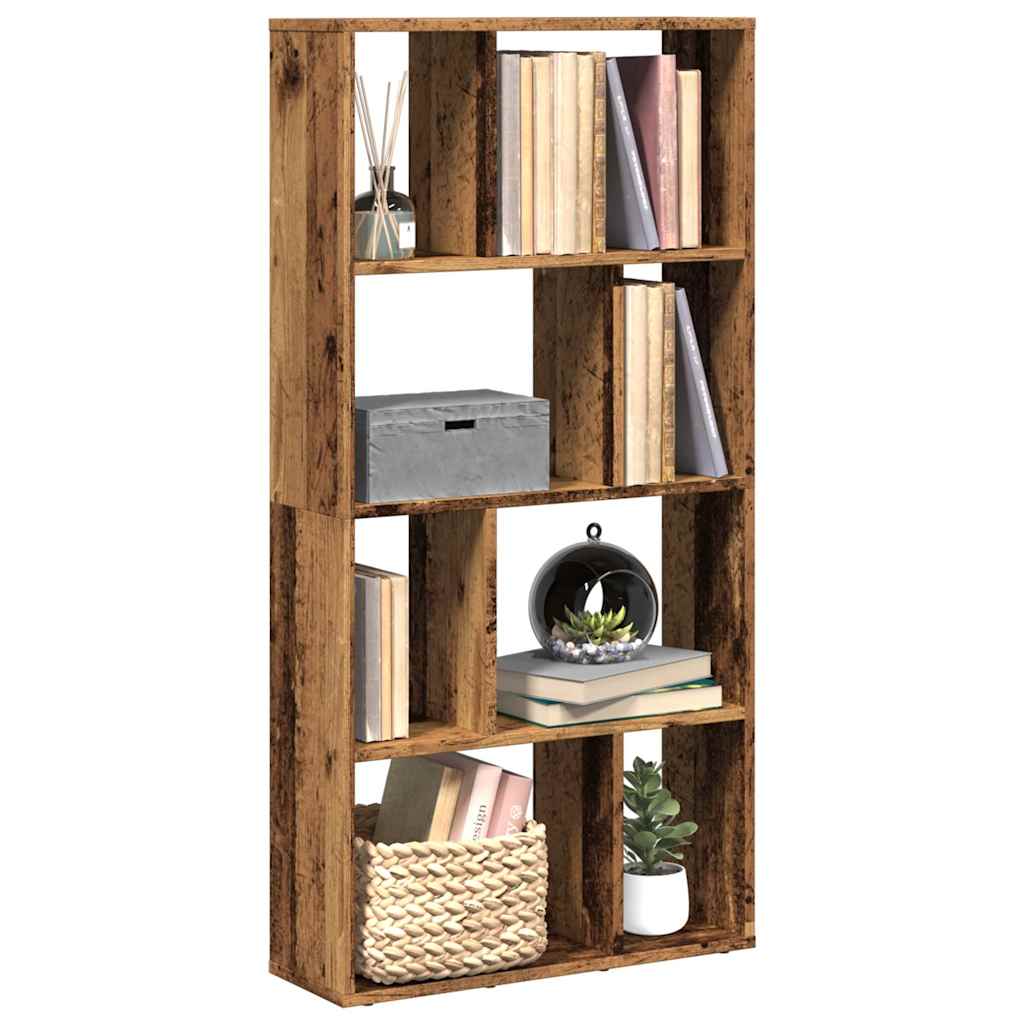 JUNG Vida Bücherregal Altholz-Optik 60x20x120,5 cm Holzwerkstoff