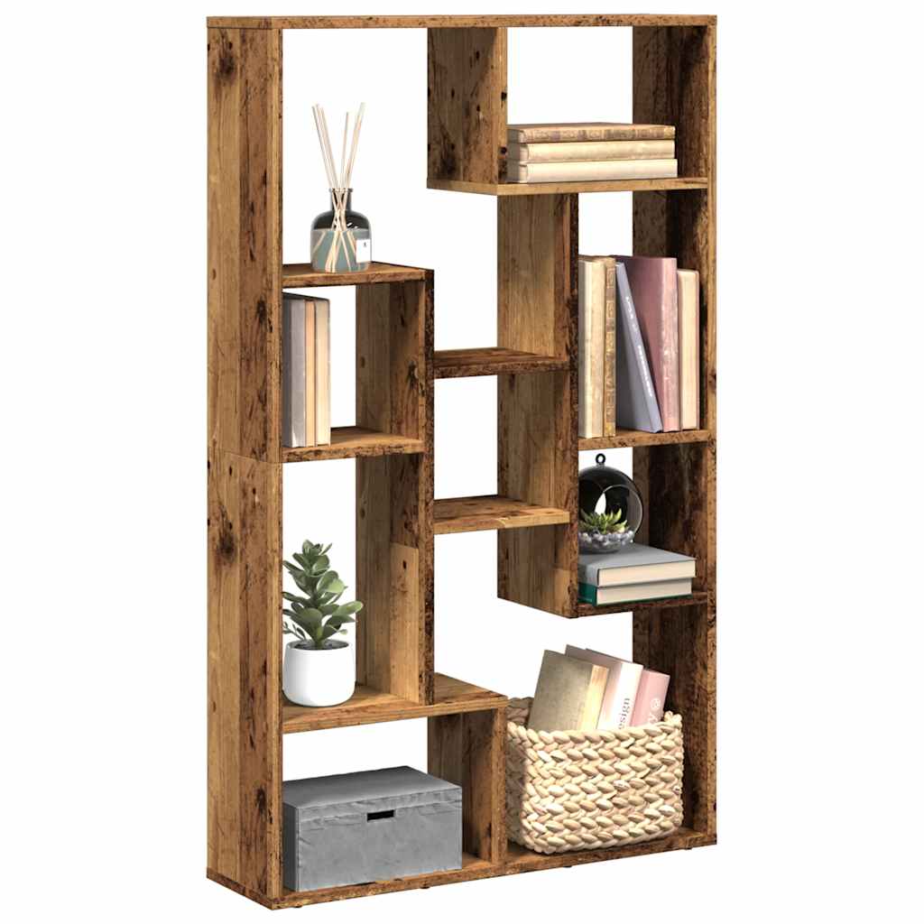 JUNG Vida Bücherregal Altholz-Optik 72x20x120,5 cm Holzwerkstoff