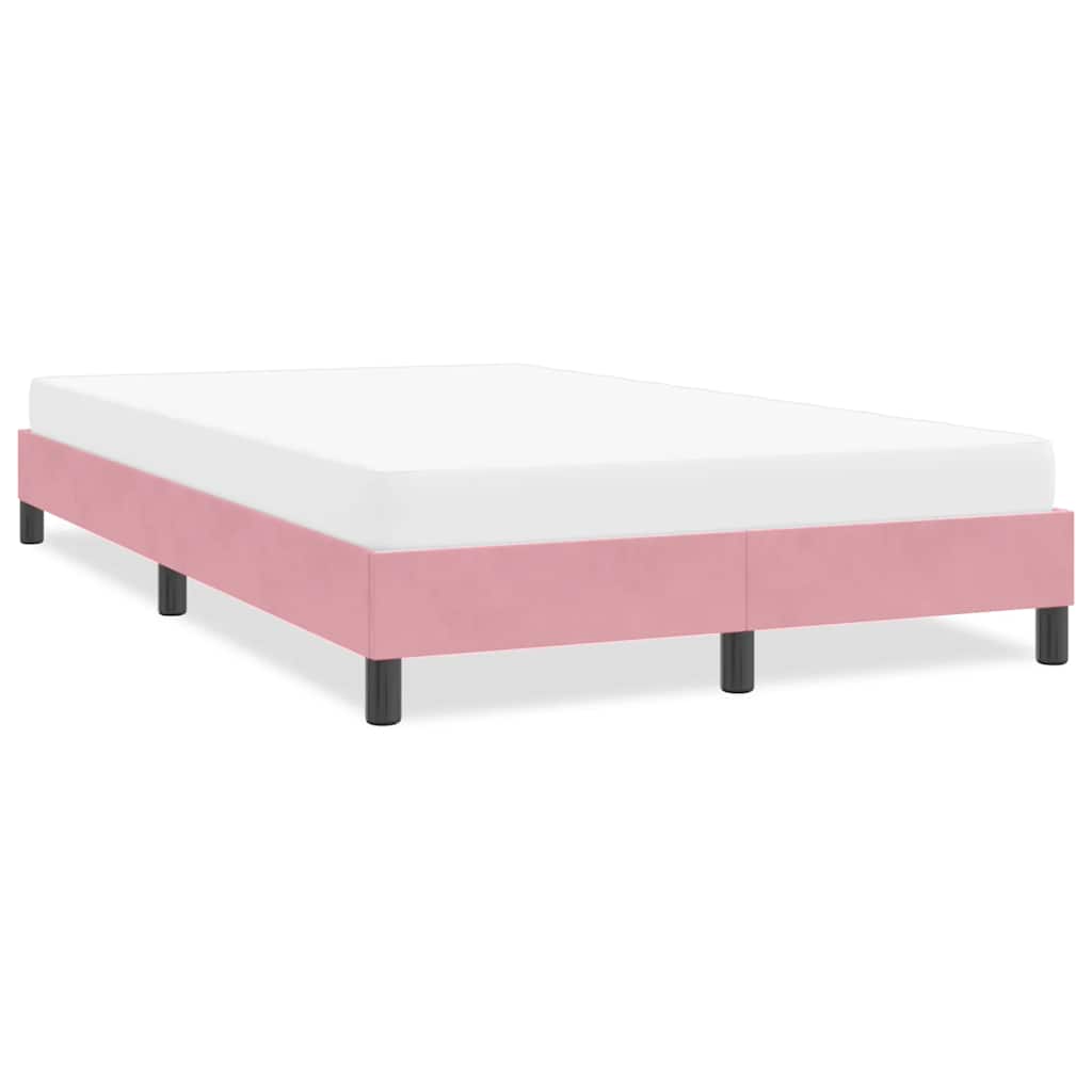 JUNG Vida Bettgestell ohne Matratze Rosa 120x210 cm Samt