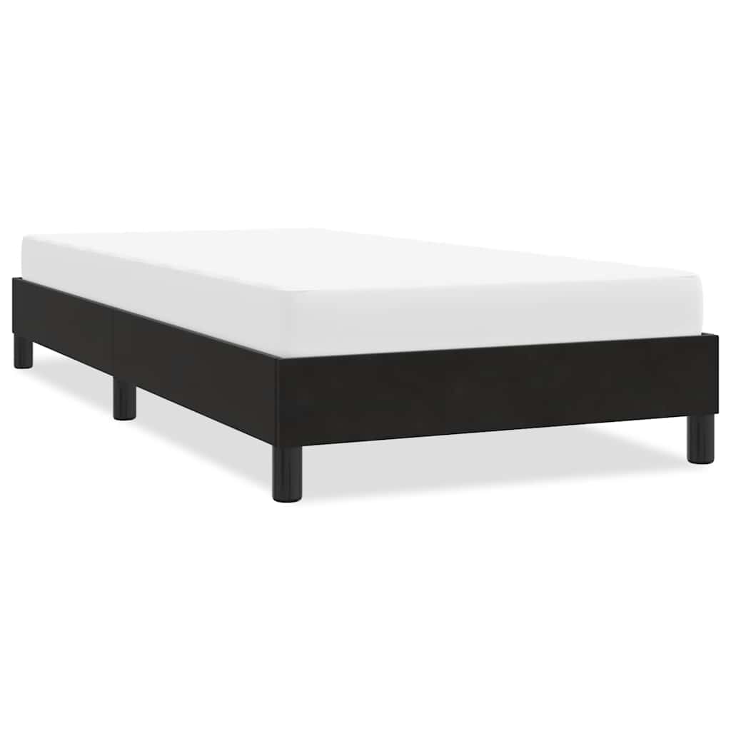 JUNG Vida Bettgestell ohne Matratze Schwarz 90x220 cm Samt