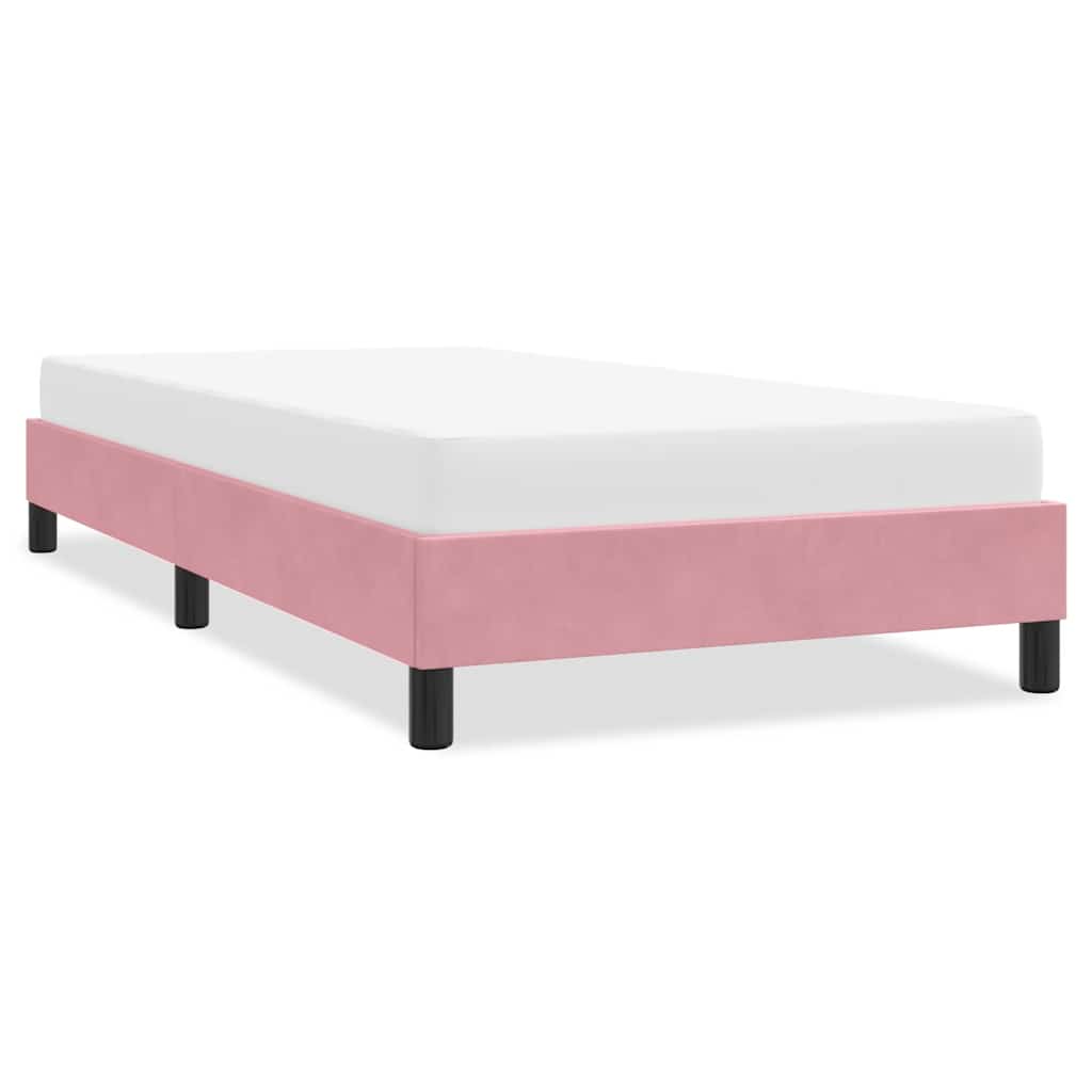 JUNG Vida Bettgestell ohne Matratze Rosa 90x220 cm Samt