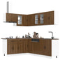 JUNG Vida 11-tlg. Küchenschrank-Set Kalmar Braun Eichen-Optik Holzwerkstoff
