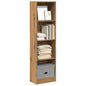 JUNG Vida Bücherregal Artisan-Eiche 40x24x143 cm Holzwerkstoff