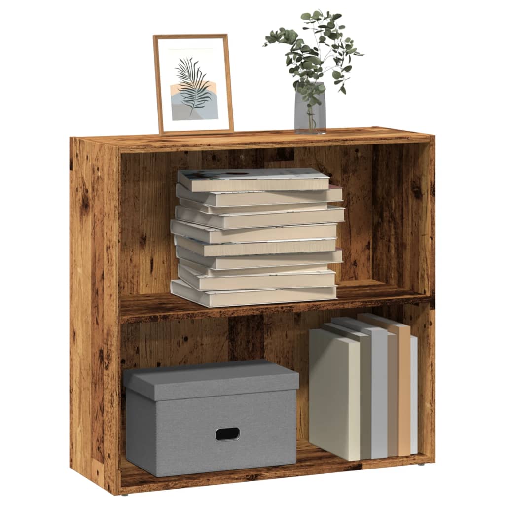 JUNG Vida Bücherregal Altholz-Optik 80x30x77 cm Holzwerkstoff