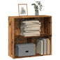 JUNG Vida Bücherregal Altholz-Optik 80x30x77 cm Holzwerkstoff