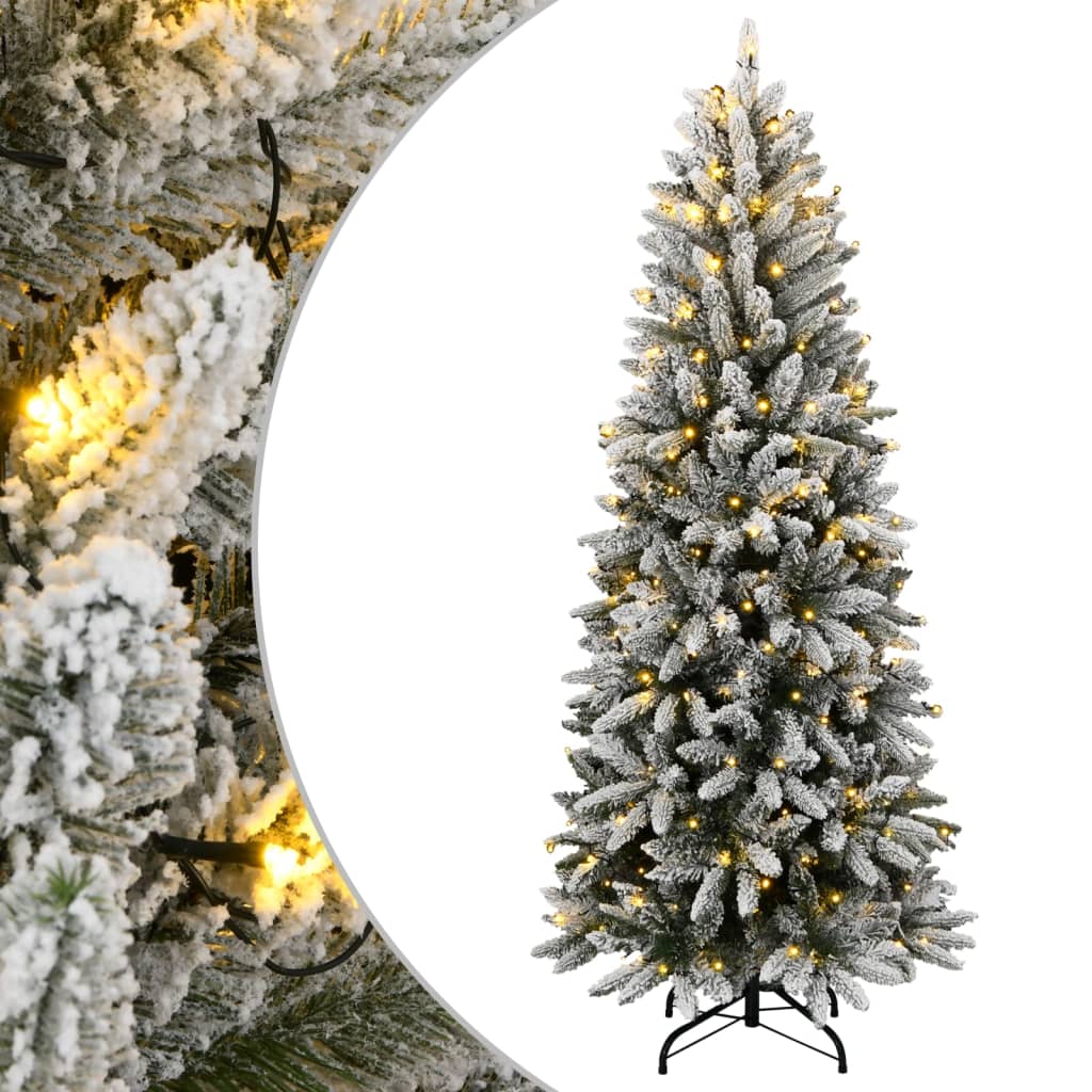 JUNG Vida Künstlicher Weihnachtsbaum mit Schnee 150 LEDs 150 cm