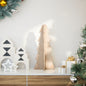 JUNG Vida Weihnachtsbaum Holz zum Schmücken 49 cm Massivholz Kiefer