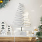 JUNG Vida Weihnachtsbaum zum Schmücken Weiß 80 cm Massivholz Kiefer