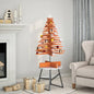 JUNG Vida Weihnachtsbaum zum Schmücken Wachsbraun 100cm Massivholz Kiefer