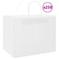 JUNG Vida Papiertragetaschen 250 Stk. mit Henkeln Weiß 32x22x24 cm