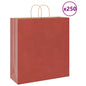 JUNG Vida Papiertragetaschen 250 Stk. mit Henkeln Rot 45x17x48 cm