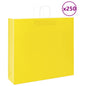 JUNG Vida Papiertragetaschen 250 Stk. mit Henkeln Gelb 54x15x49 cm