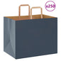 JUNG Vida Papiertragetaschen 250 Stk. mit Henkeln Blau 32x22x24 cm