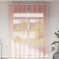 JUNG Vida Voile Vorhänge mit Ösen 2 Stk. Rosa 140x300 cm