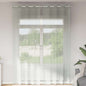 JUNG Vida Voile Vorhänge mit Ösen 2 Stk. Hellgrau 140x260 cm