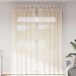 JUNG Vida Voile Vorhänge mit Lasche 2 Stk. Creme