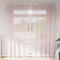 JUNG Vida Voile Vorhänge mit Schlaufen 2 Stk. Hellrosa 140x245 cm
