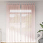 JUNG Vida Voile Vorhänge mit Schlaufen 2 Stk. Hellrosa 140x260 cm