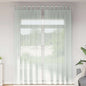 JUNG Vida Voile Vorhänge mit Schlaufen 2 Stk. Hellgrau 140x260 cm