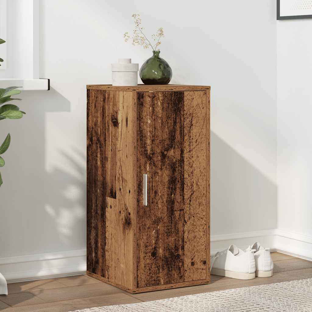 JUNG Vida Schuhschrank Altholz-Optik 32x35x70 cm Holzwerkstoff