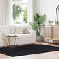 JUNG Vida Teppich Shaggy Hochflor NAVARRA Schwarz 160x230 cm Polyester
