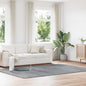 JUNG Vida Teppich Shaggy Hochflor NAVARRA Hellgrau 200x290 cm Polyester