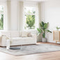 JUNG Vida Teppich Shaggy Hochflor NAVARRA Silbergrau 240x340 cm Polyester