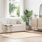 JUNG Vida Teppich Shaggy Hochflor NAVARRA Creme 160x160 cm Polyester