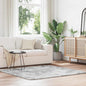 JUNG Vida Teppich Shaggy Hochflor NAVARRA Silbergrau 160x160 cm Polyester