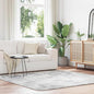 JUNG Vida Teppich Shaggy Hochflor NAVARRA Silbergrau 200x200 cm Polyester