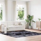 JUNG Vida Teppich Shaggy Hochflor NAVARRA Dunkelgrau 240x240 cm Polyester
