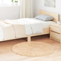 JUNG Vida Teppich Shaggy Hochflor NAVARRA Beige 100x100 cm Polyester