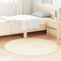 JUNG Vida Teppich Shaggy Hochflor NAVARRA Creme 120x120 cm Polyester