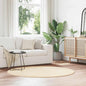 JUNG Vida Teppich Shaggy Hochflor NAVARRA Creme 160x160 cm Polyester