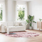 JUNG Vida Teppich Shaggy Hochflor NAVARRA Altrosa 240x240 cm Polyester