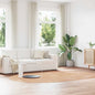 JUNG Vida Teppich Shaggy Hochflor NAVARRA Beige 300x200 cm Polyester
