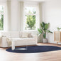 JUNG Vida Teppich Shaggy Hochflor NAVARRA Marineblau 300x200 cm Polyester