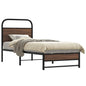 JUNG Vida Bettgestell ohne Matratze 80x200 cm Braun Eichen-Optik