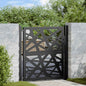 JUNG Vida Gartentor Schwarz 100x100 cm Stahl Lichtdesign