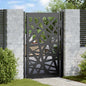 JUNG Vida Gartentor Schwarz 100x150 cm Stahl Leichtes Design
