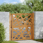 JUNG Vida Gartentor 100x100 cm Cortenstahl Helles Design