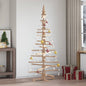 JUNG Vida Weihnachtsbaum Holz zum Schmücken 180 cm Massivholz Kiefer
