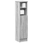 JUNG Vida Badezimmerschrank mit Rollenhalter Grau Sonoma 20,5x22x90 cm
