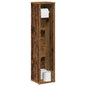 JUNG Vida Badezimmerschrank mit Rollenhalter Altholz 20,5x20x90 cm