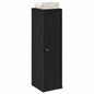 JUNG Vida Badezimmerschrank mit Rollenhalter Schwarz 20,5x22x72 cm